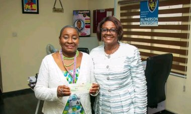 McPherson University Council Member Donates ₦1 Million to Mass Communication Department, Backs Practical Training Drive
