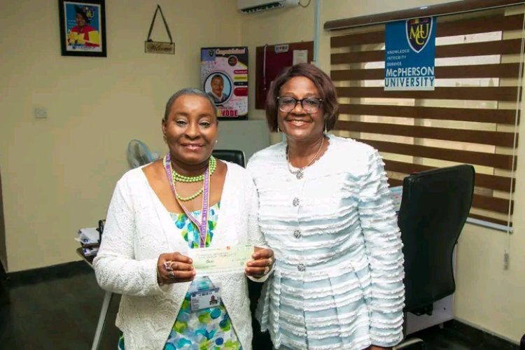 McPherson University Council Member Donates ₦1 Million to Mass Communication Department, Backs Practical Training Drive