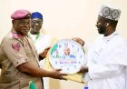 FRSC Special Marshals Decorate FULafia VC and Bursar, Strengthen Road Safety Alliance