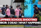 San Jose National High School Philippine School Shooting Leaves Three Dead, Five Injured