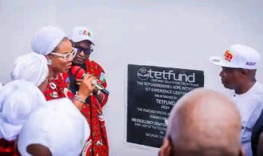 Nigeria's First Lady, Oluremi Tinubu Commissions N1Bilion ICT Centre at EKSU, Reaffirms Commitment to Digital Empowerment
