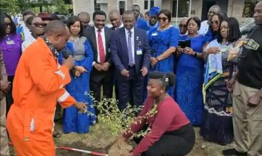 UNIPORT Vice-Chancellor Leads Historic Tree-Planting Ceremony to Honour Top Graduating Students