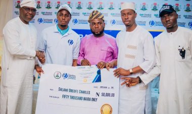 NAOSS Praises Eniobanke Foundation for Supporting Academic Excellence in Ogun