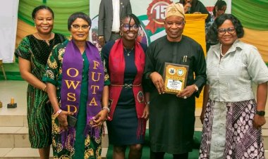 OWSD-FUTA Honors McPherson University Vice-Chancellor for Leadership Excellence