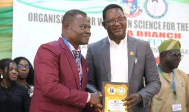Elizade University Vice-Chancellor, Prof. Oguntunde, Receives OWSD-FUTA Leadership Award