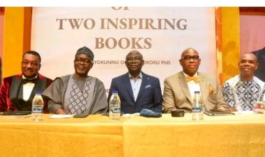 Caleb University Vice-Chancellor Asikhia Calls for Human Capital Revolution at Book Launch in Lagos