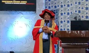 Professor Nnamdi Anero Delivers IAUE’s 79th Inaugural Lecture, Advocates Tuition-Free Schooling For Nigerian Children