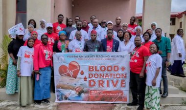 FUTH Lafia Marks World Blood Donor Day With Awareness Walk and Voluntary Donation Drive