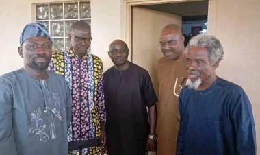 FUNAAB Alumni Association Pays Condolence Visit to Former VC, Prof. Balogun, Over Wife’s Passing