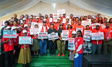 Lagos First Lady Dr. (Mrs.) Claudiana Ibijoke Sanwo-Olu  Intensifies Anti-Drug Campaign, Inaugurates WADA Club at Caleb University