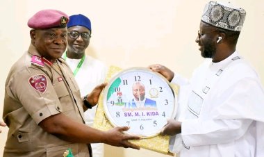FRSC Special Marshals Decorate FULafia VC and Bursar, Strengthen Road Safety Alliance