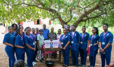 McPherson University Public Health Department Conducts Hygiene Outreach at Anglican Primary School in Seriki Sotayo