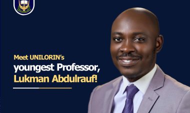 University of Ilorin Unveils Lukman Abdulrauf as Its Youngest Professor