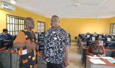 NOUN VC Intensifies Exam Marking Oversight, Resolves Operational Issues at Uyo Centre