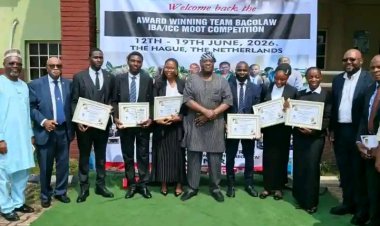 Crescent University Hosts IBA-ICC Moot Court Winners, Rewards Team for Global Feat