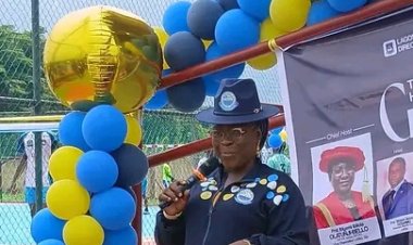 LASUED Vice-Chancellor Donates Handball Spectators’ Gallery to LASU