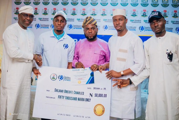 NAOSS Praises Eniobanke Foundation for Supporting Academic Excellence in Ogun