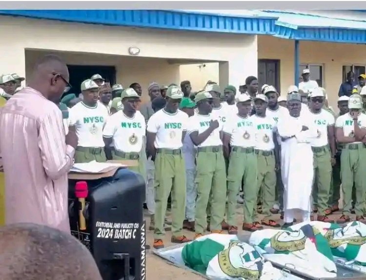NYSC Adamawa Mourns as Three 2026 Batch A Corps Members Slain in Tragic Auto Crash Are Laid to Rest