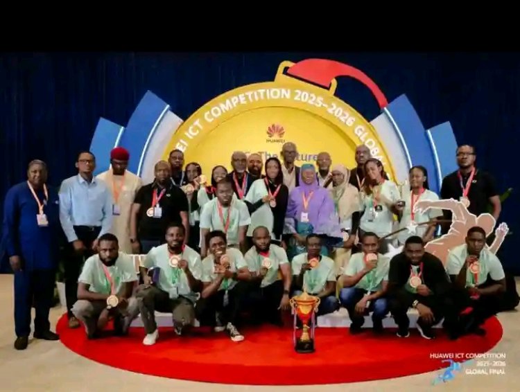 ABU Students Secure Two Grand Prizes and 'Women in Tech' Award at Huawei Global ICT Competition in China