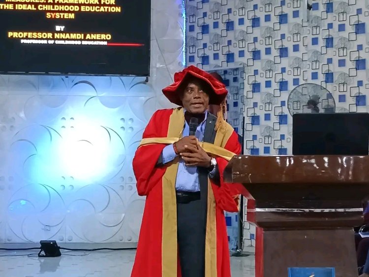 Professor Nnamdi Anero Delivers IAUE’s 79th Inaugural Lecture, Advocates Tuition-Free Schooling For Nigerian Children