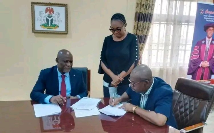 AE-FUNAI Signs Strategic MoU With AG-ZARA Construction Ltd For On-Campus Student Hostels