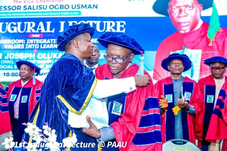PAAU 21st Inaugural Lecture: Prof. Ogunbiyi Advocates 'Green Classroom' for Sustainable Development