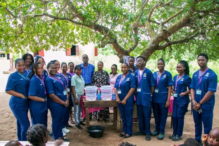 McPherson University Public Health Department Conducts Hygiene Outreach at Anglican Primary School in Seriki Sotayo