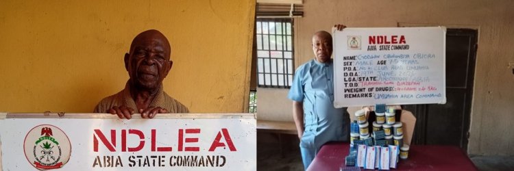 NDLEA Arrests Two Grandfathers for Allegedly Selling Drugs to Secondary School Students in Abia