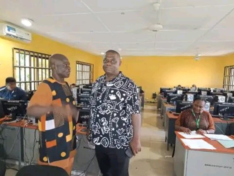 NOUN VC Intensifies Exam Marking Oversight, Resolves Operational Issues at Uyo Centre
