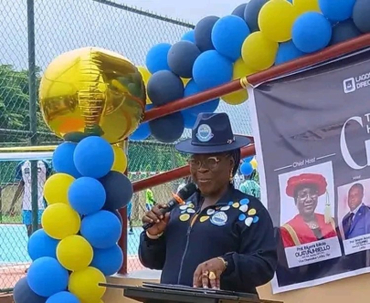 LASUED Vice-Chancellor Donates Handball Spectators’ Gallery to LASU