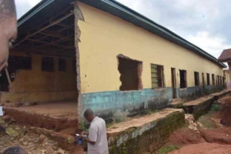 Flooding Threatens Ezi-Awka Secondary School as Four More Classroom Blocks Face Collapse