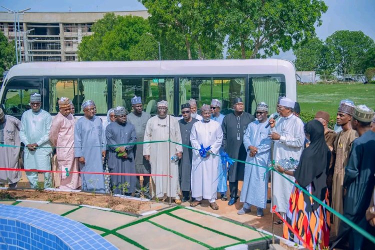 Gombe State University Unveils Water Fountain, Signpost to Enhance Campus Aesthetics