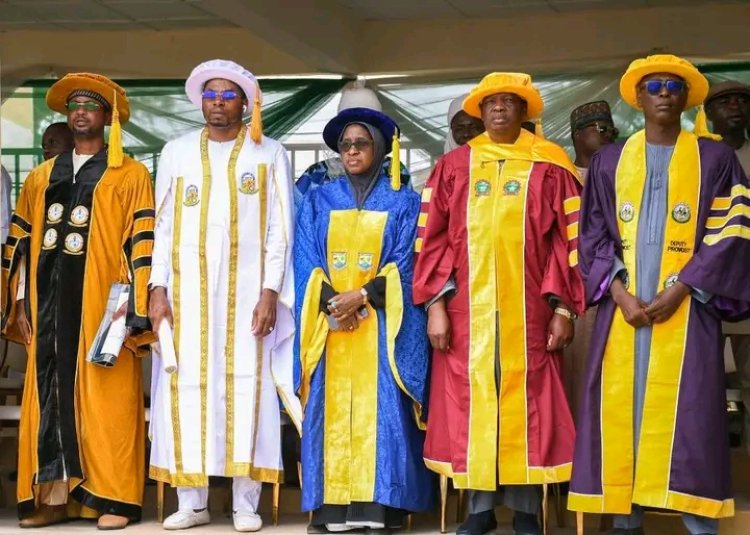 NSUK Vice-Chancellor Attends Federal Polytechnic Nasarawa's 11th Combined Convocation