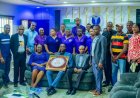UNIMEDTH Health Attendants Honour CMD with Customized Wall Clock