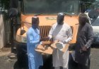 FUAMB Vice-Chancellor Receives School Bus Donation from Adamawa State Government