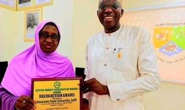NSUK Named Nigeria's Best in Capital Market Education, Vice-Chancellor Receives CMAN Honour