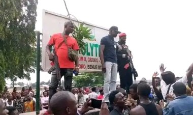 Tension in Gboko as Fidei Polytechnic Students Refuse to End Protest, School Shuts Down