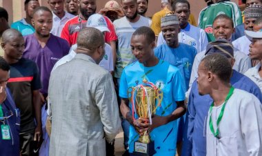 CMD Dr. Ikrama Hassan Commends FUTH Lafia Football Club, Urges Staff Support for Friday Final