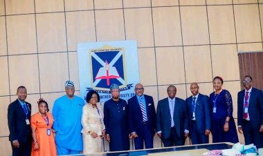 Ajayi Crowther University BOT Chairman Leads Working Visit, Inspects Upgraded Health Centre
