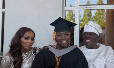 Chief Razaq Okoya’s Daughter Oyinlola Graduates from University of Leicester