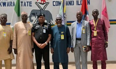 KWASU VC, Professor Shaykh-Luqman Jimoh, Visits Kwara CP to Strengthen Campus Security Collaboration