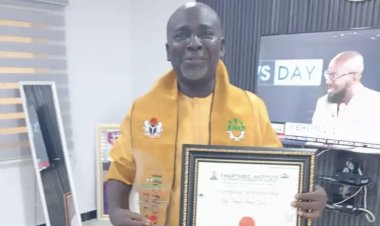 Federal University of Technology Minna VC Conferred CIPMN Fellowship