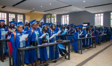 McPherson University Inducts 52 Nursing Graduates, Charges Them to Uphold Compassion and Professionalism