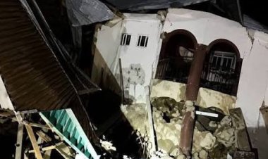 Panic as Student Hostel Building Collapses in Oko Community, Anambra