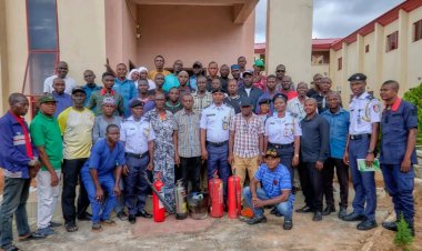 FUTH Lafia Security Unit Trained On Fire Fighting Skills