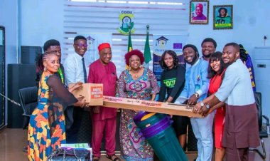 COOU History Department Reaffirms Commitment to Environmental Sustainability, Donates Sanitation Equipment