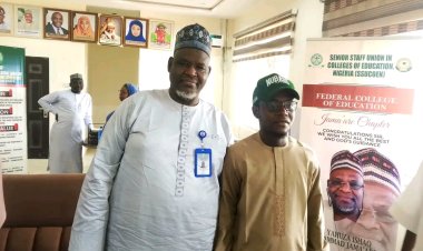 Digital Provost Of FCE Jama'are Receives NUBASS President On Congratulatory Visit