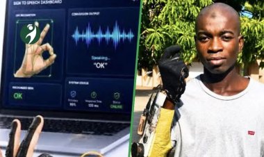 ATBU Engineering Student Develops NHED Smart Glove To Translate Sign Language Into Speech