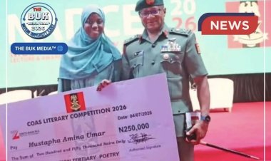 BUK Law Student, Miss Mustapha Amina Umar, Wins National Poetry Award At COAS Literary Competition