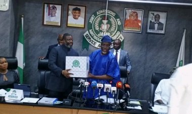 Oloyede Hands Over To New Jamb Registrar As Professor Segun Aina Assumes Office